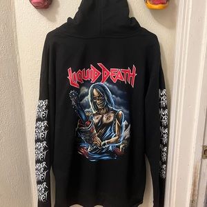 Liquid death- Iron Maiden hoodie